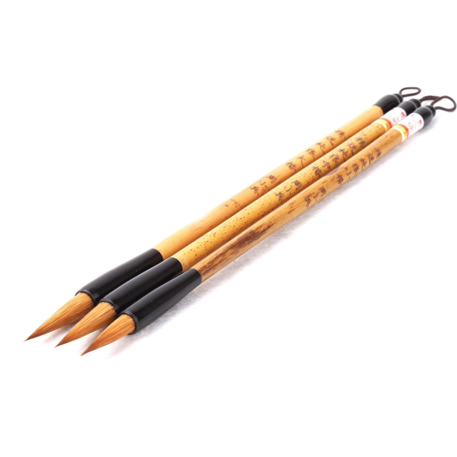 GREAT MASTER - Calligraphy and Sumi Hard Tip Wolf Hair Brush Set