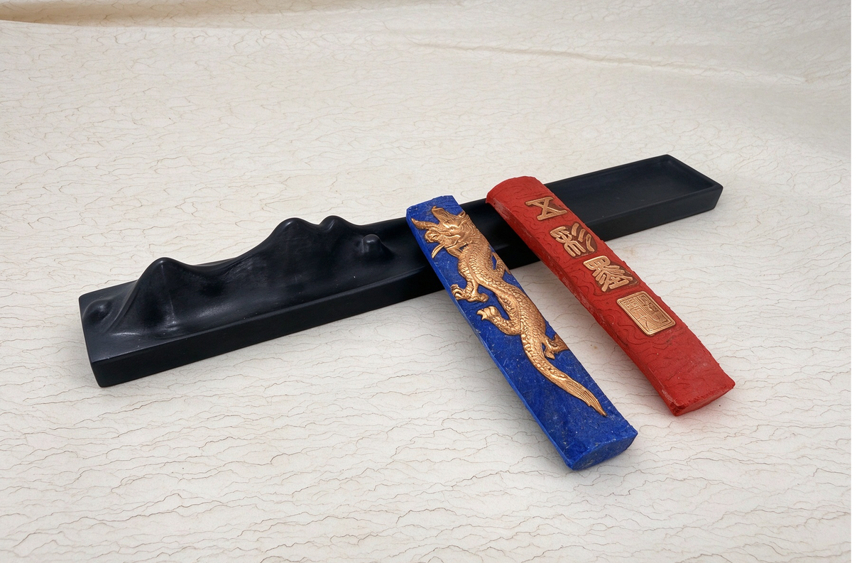 VIEWLAND SHE INKSTONE PAPERWEIGHT - Dual-purpose for Calligraphy Painting