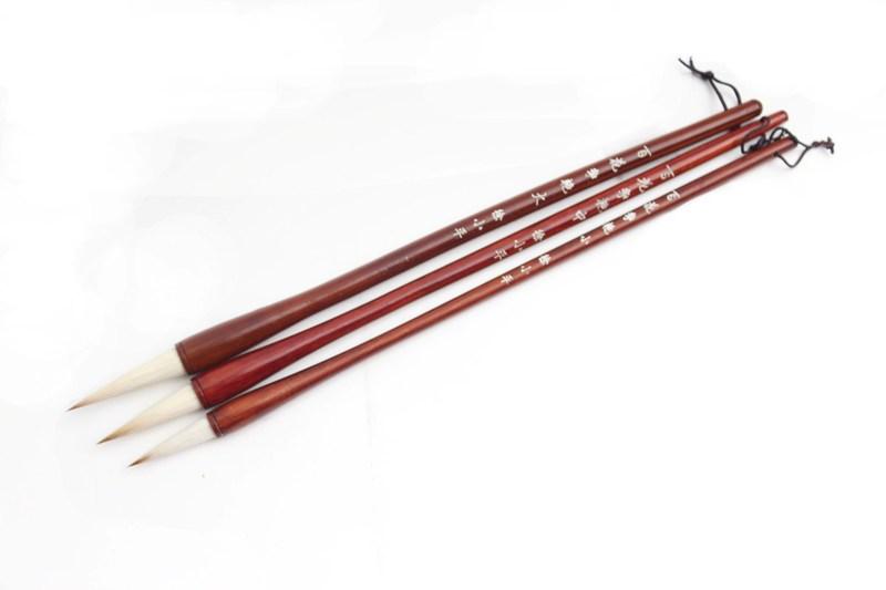 FLOWERS BLOOMING -  Goat and Weasel Mixed Hair Sumi-e Brush Set