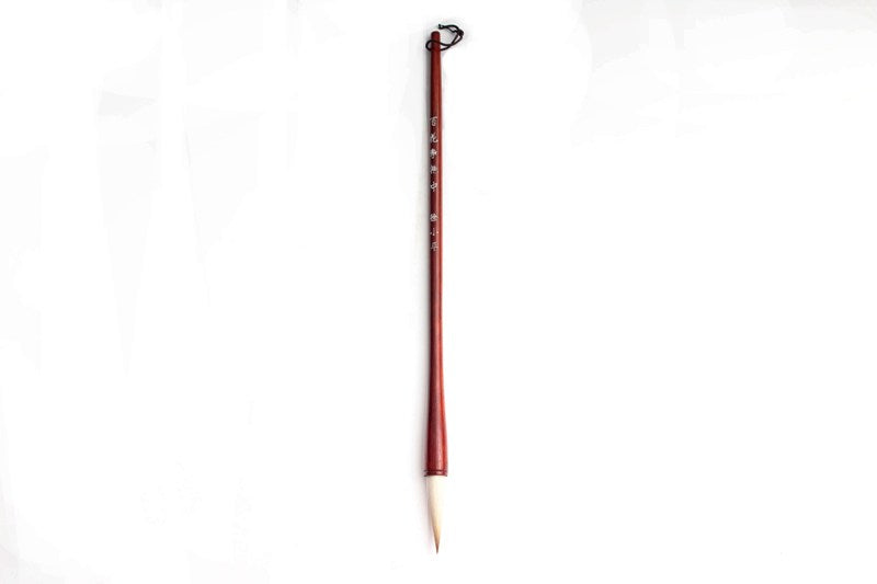 Traditonal Kanji calligraphy starter's brush with wooden handle &amp; mixed hair.