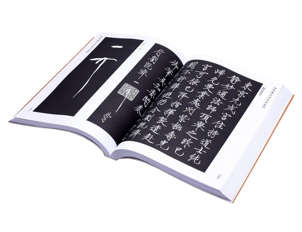 an example page of this book with artworks from the revolutionary calligraphist song huizong who was also an emperor of the song dynasty