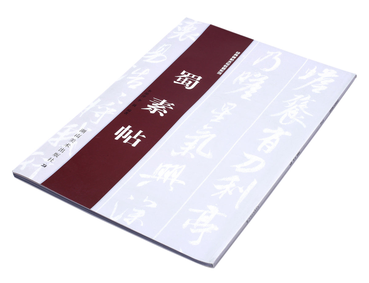 book cover of a water paper book with a calligraphy artwork in Xingshu from the well known calligraphist Mu Fu