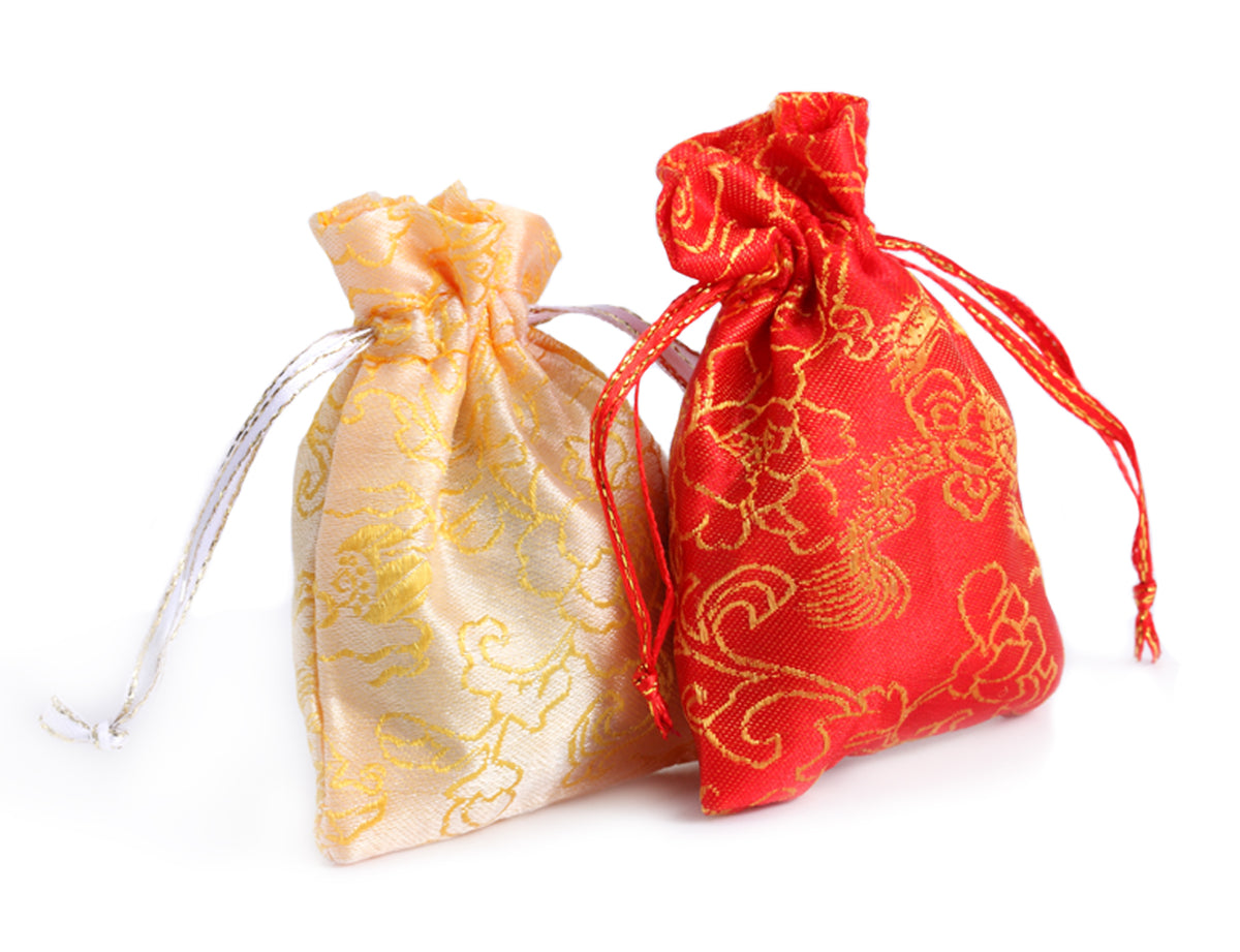Hand made Chinese gift bag comes free with the seal