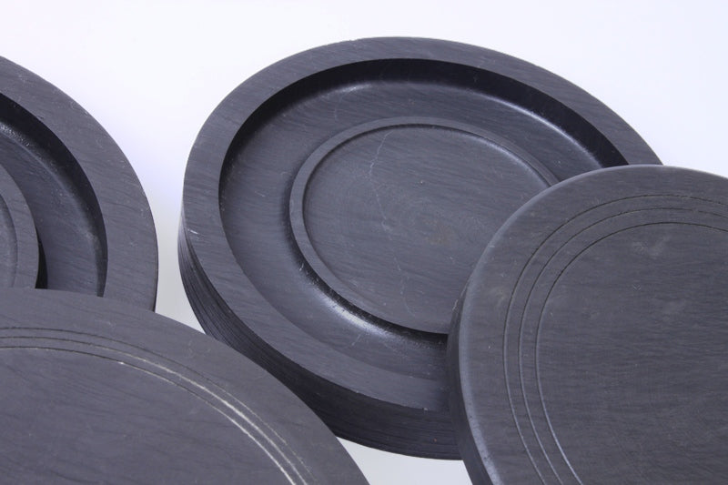 Closed up shot of hand made traditional Chinese ink well for Asian art students