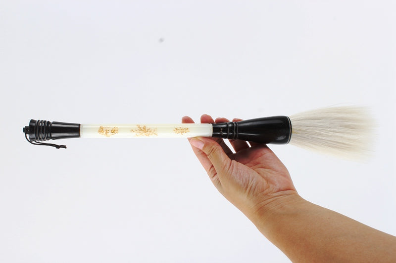 BAMBOO AND PLUM OF SPRING - Large Sumi Calligraphy Collectors Brush