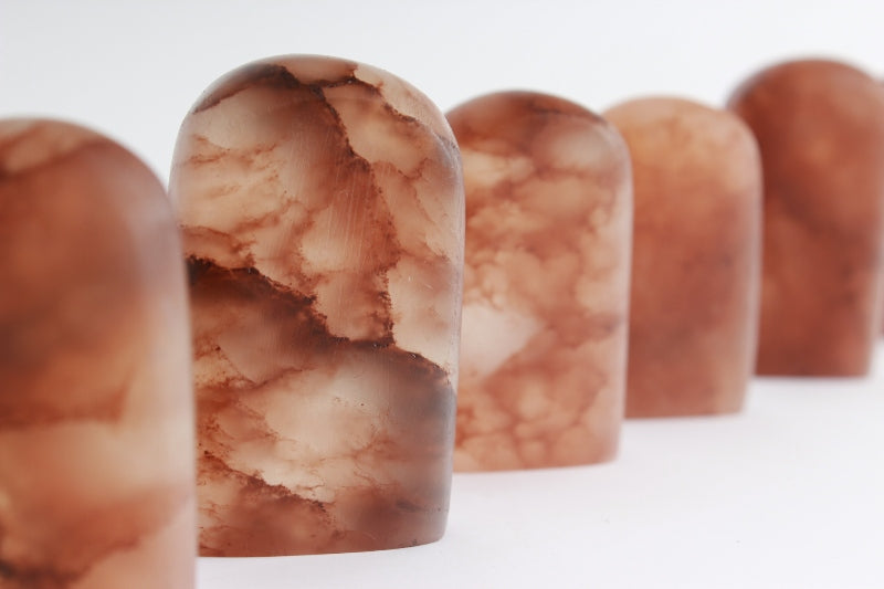 Chinese traditional calligraphy practice seal stamp in natural red color.