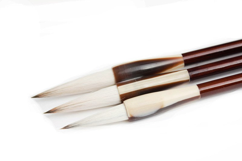  Asian brush painting &amp; zen calligraphy beginners&#39; mixed hair brush.