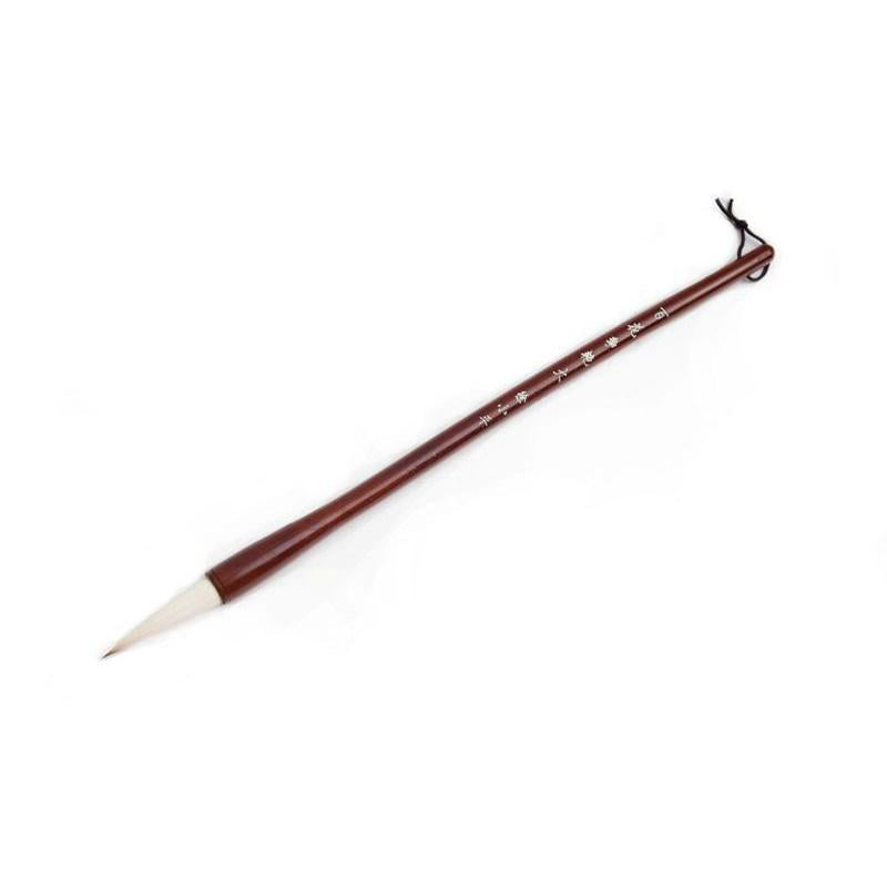 Beautifully made one piece solid wooden handle with mixed weasel & goat hair brush.
