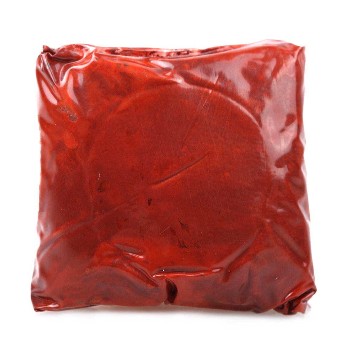 Special red Chinese seal paste in a traditional rare shade of red whith is a deep hue of red distinguishing it from standard red colored pastes.