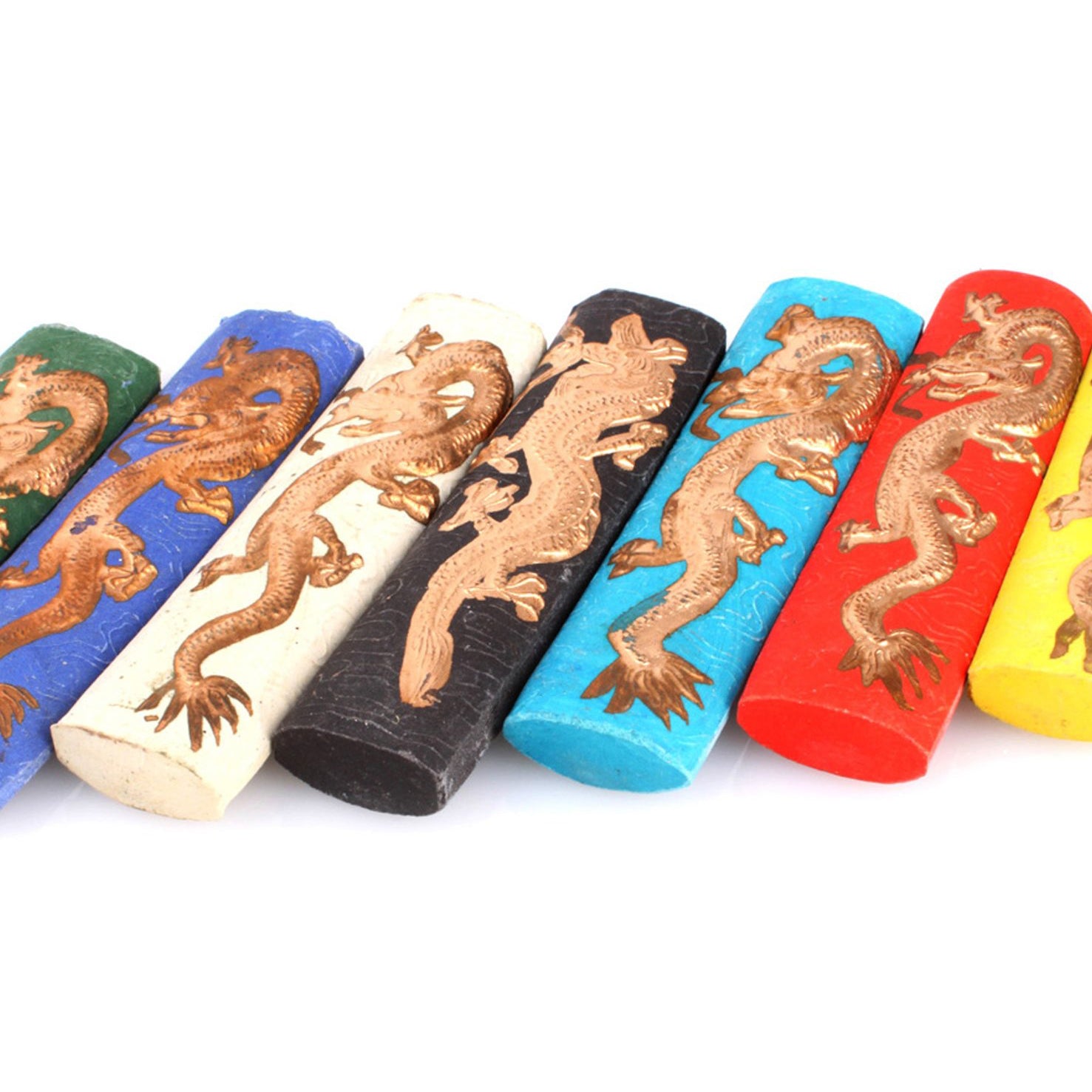 FLYING DRAGONS Chinese Ink Stick Set in Colors - Main Image