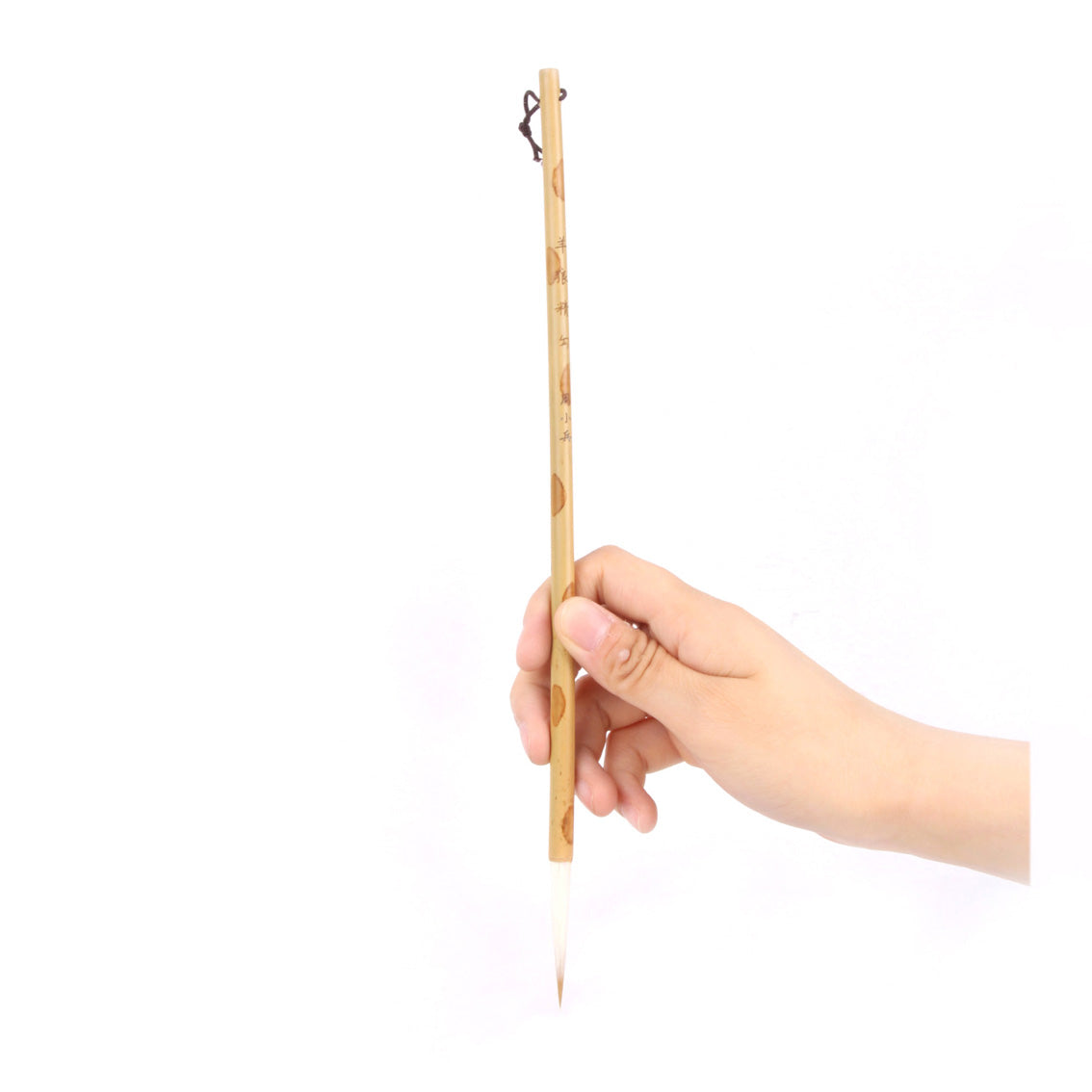 Dots &amp; Speckles Fineline Brush - An excellent brush made of Goat and Weasel Hair with a Small Tip for Small Script Calligraphy Writing and Line Drawing in Painting Sumi-e and Fineline