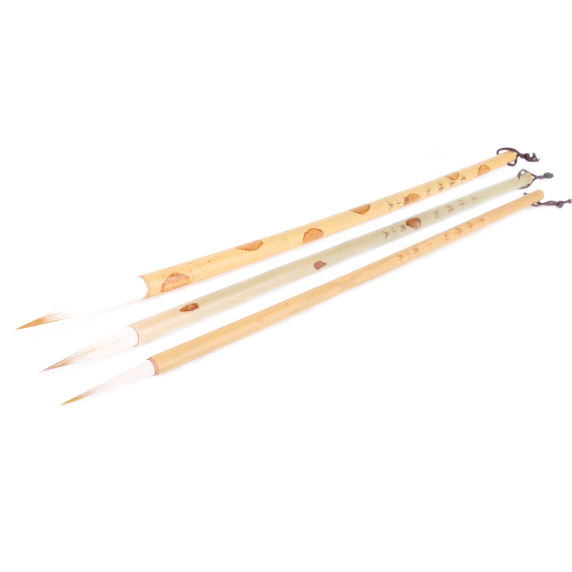 MOODS OF MIMOSA - Small Tip, Fineline, Gongbi Rabbit Hair Brush Set - ASIAN  BRUSHPAINTER