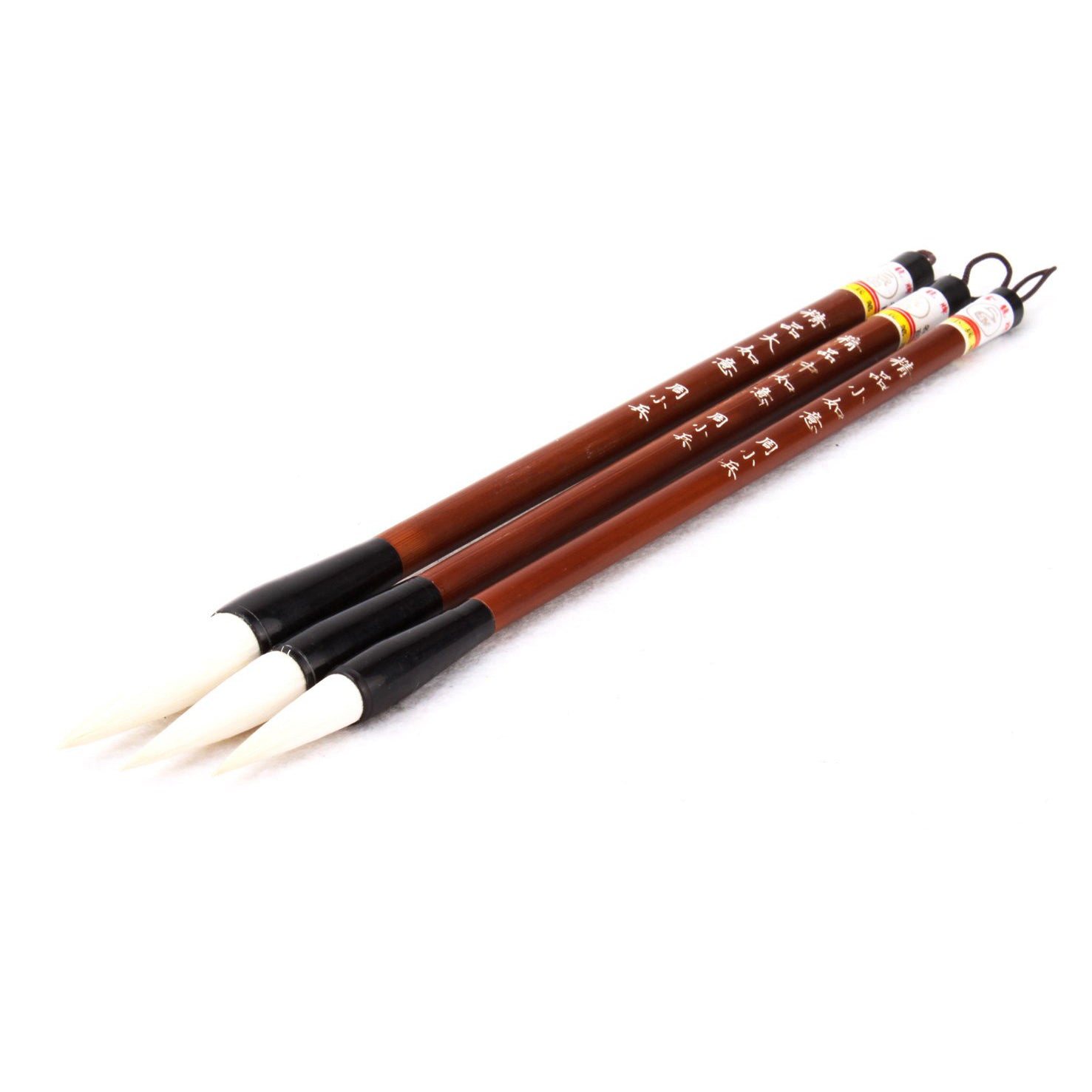Huakaile 3 Sizes Chinese Writing Brushes, Chinese Calligraphy Brush Set,  Chinese Painting Ink Brushes with Bamboo Pen Holder, Traditional Chinese  Art