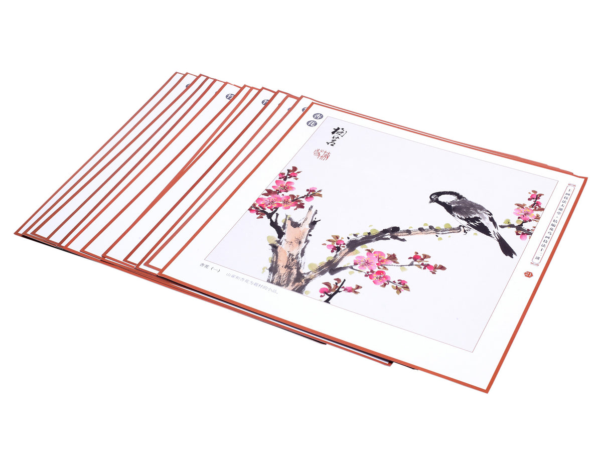 example of a finished artwork of a flower painting that is well composed and colorful