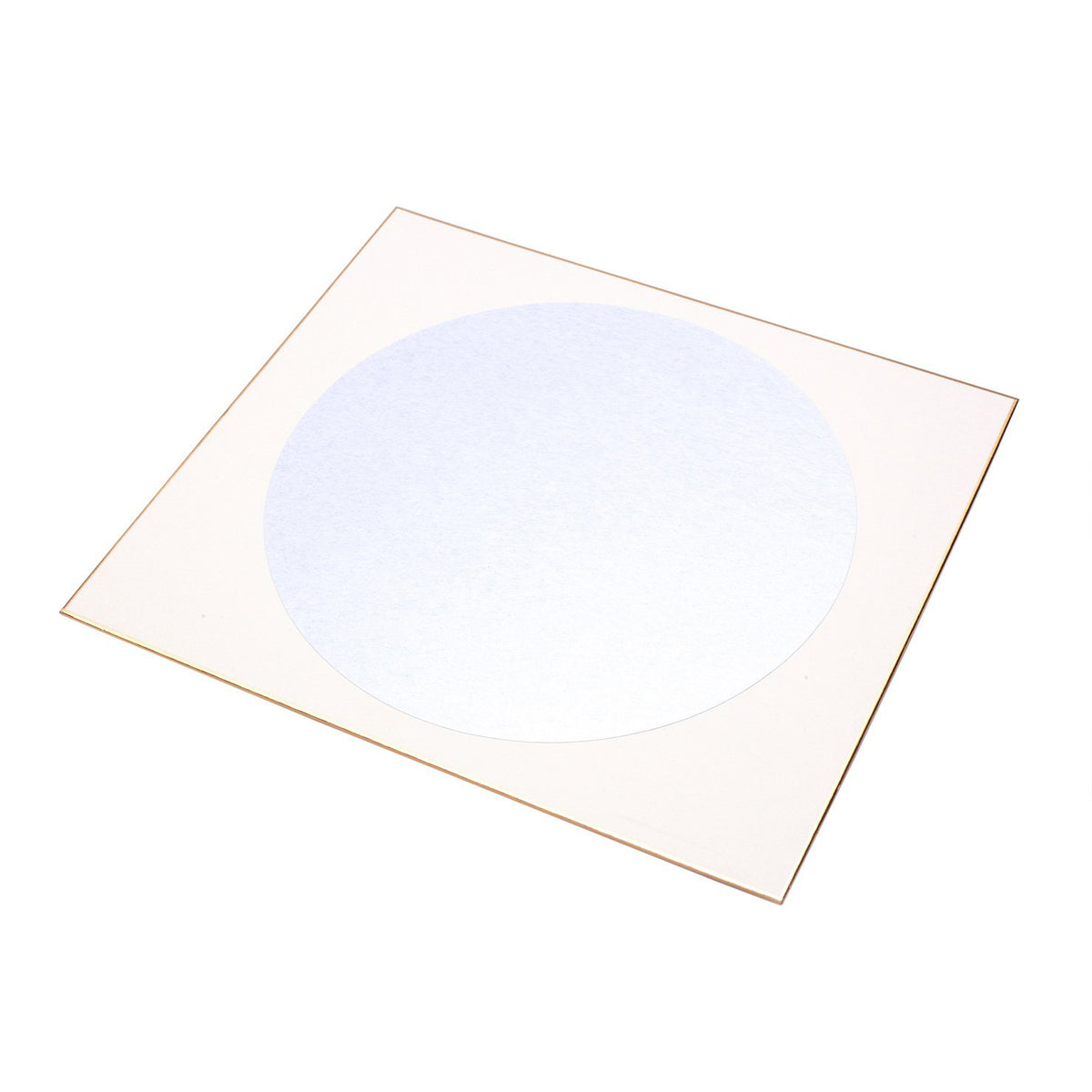 front view of the Silver Moon | Shikishi Board with Silver Shuen Paper for calligraphy writing