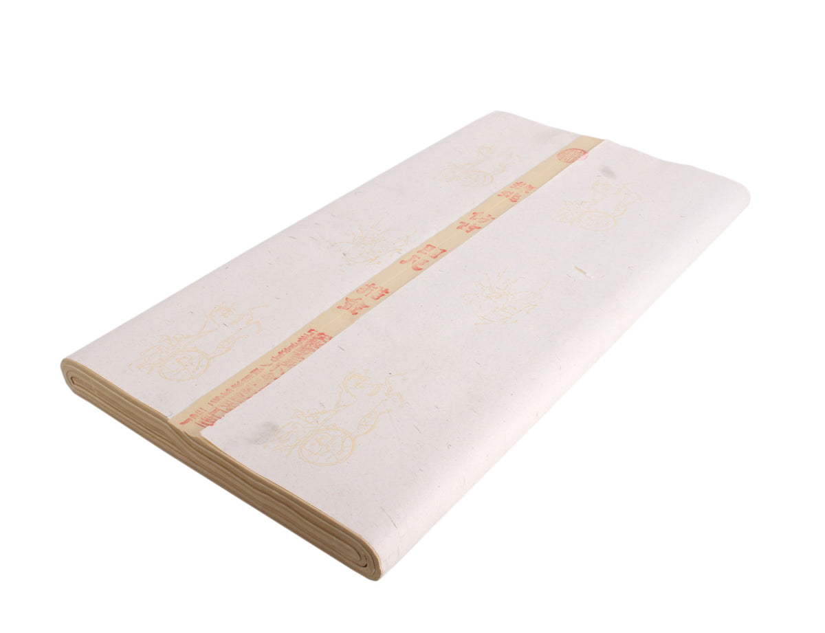 Galloping Horse - An Semi-Processed (Semi-Sized) Single Xuan Paper that is good for Calligraphy Writing, Sumi-e and Fineline Painting