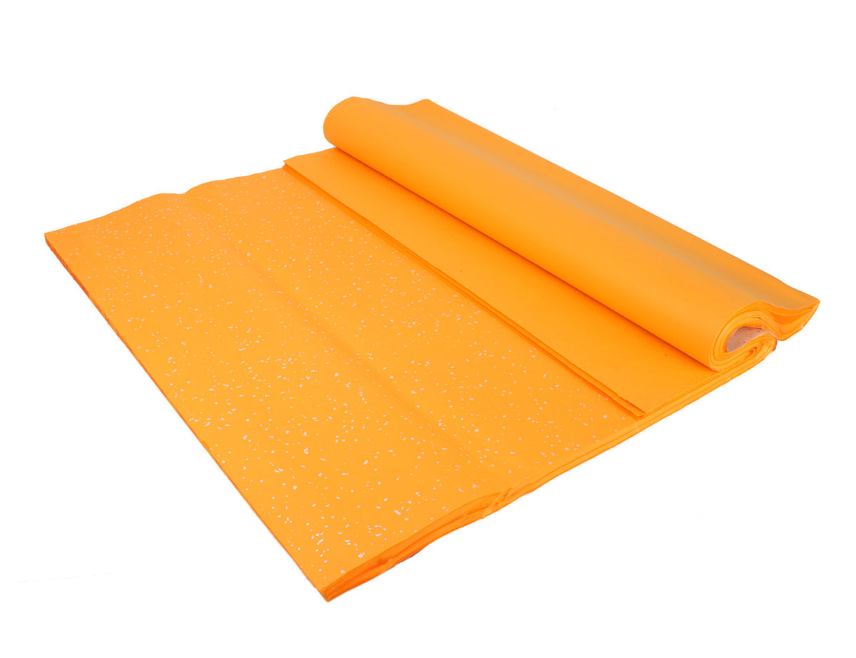 inner view of the paper the Cappuccino Golden Rain | Gold Speckled Shuen Paper which can be used in calligraphy and sumi art creation