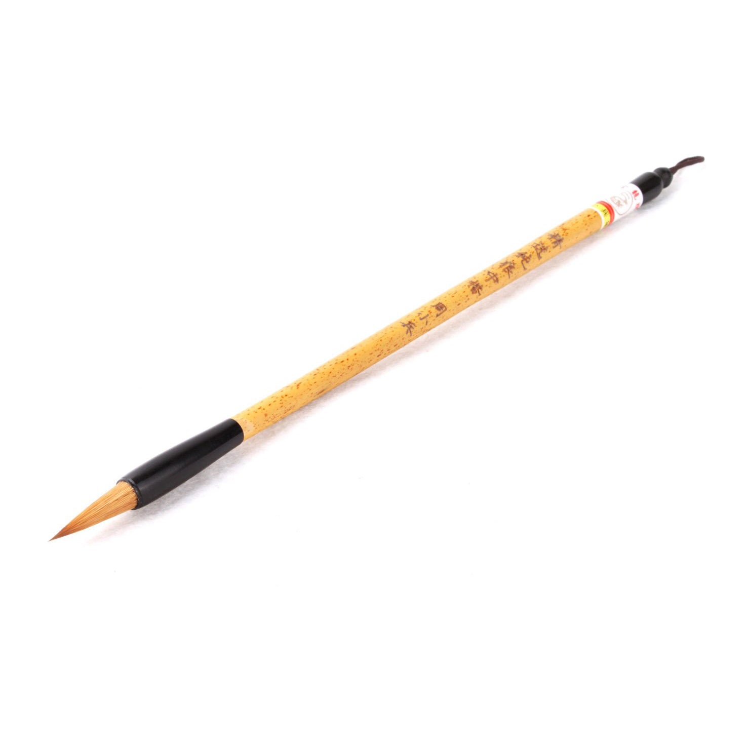 An excellent brush made of Wolf Hair with a Small Tip intended for Sumi-e and Fineline Painting. It is also great for Small Script Calligraphy writing.