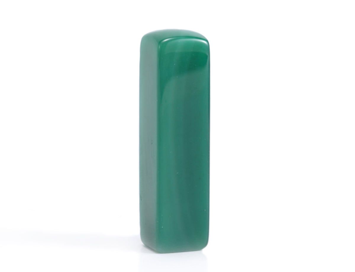 Asian Artwork seal stone - Green Manao