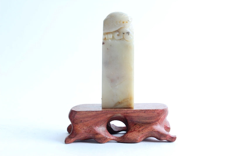 Oriental calligraphy &amp; sumi-e painting seal chop with natural color