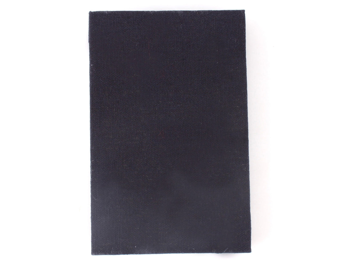 back view of the Accordion Fold Brush Painting Album | Navy Blue Cover