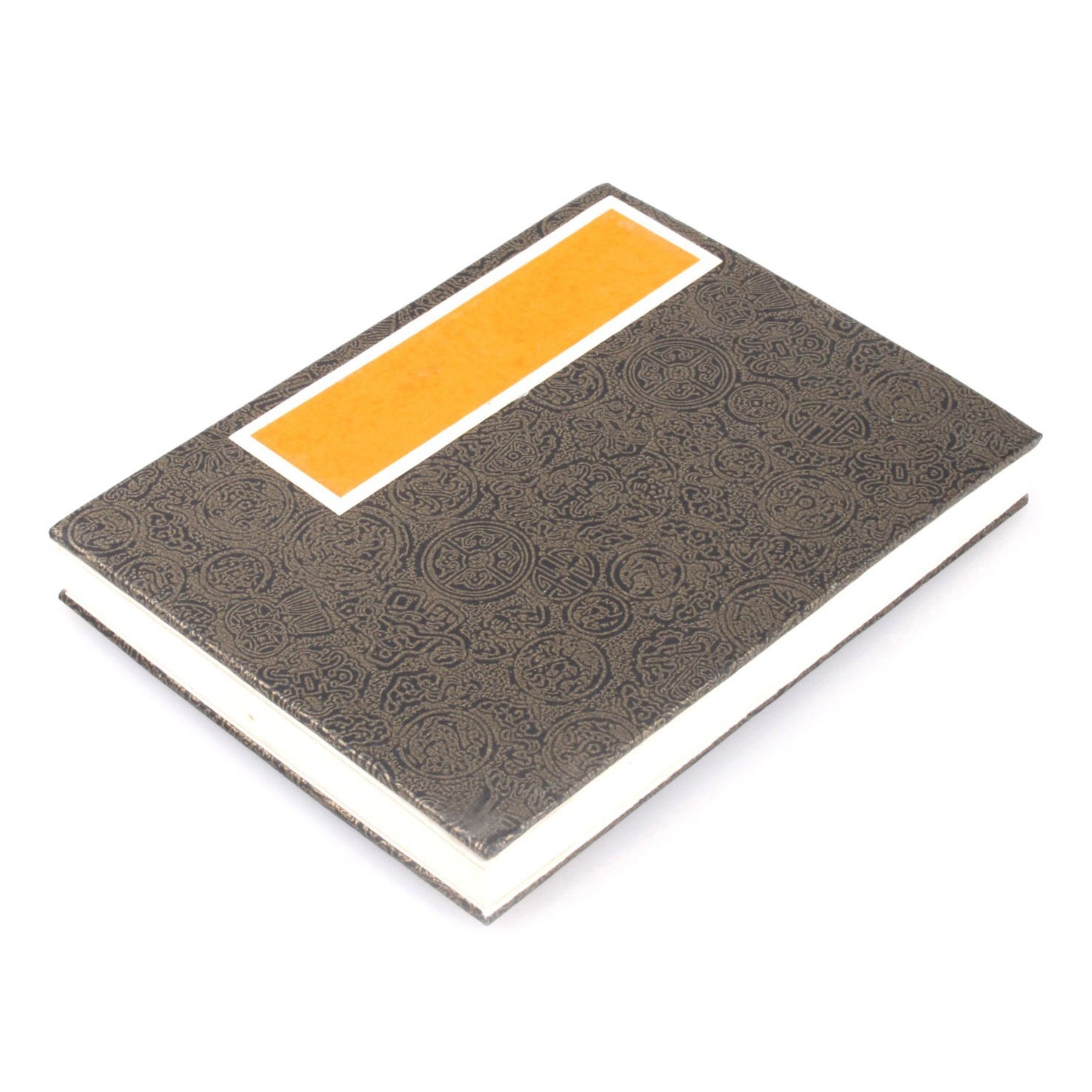 Accordion Fold Brush Painting Album with a nice Bronze Cover where the name or summary of what's inside could be written