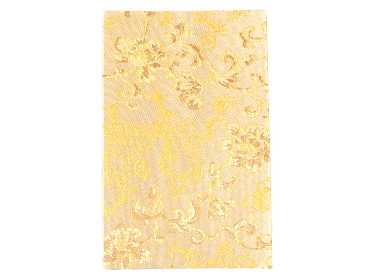 back view of the Accordion Fold Brush Painting Album | Golden Brocade Dragon