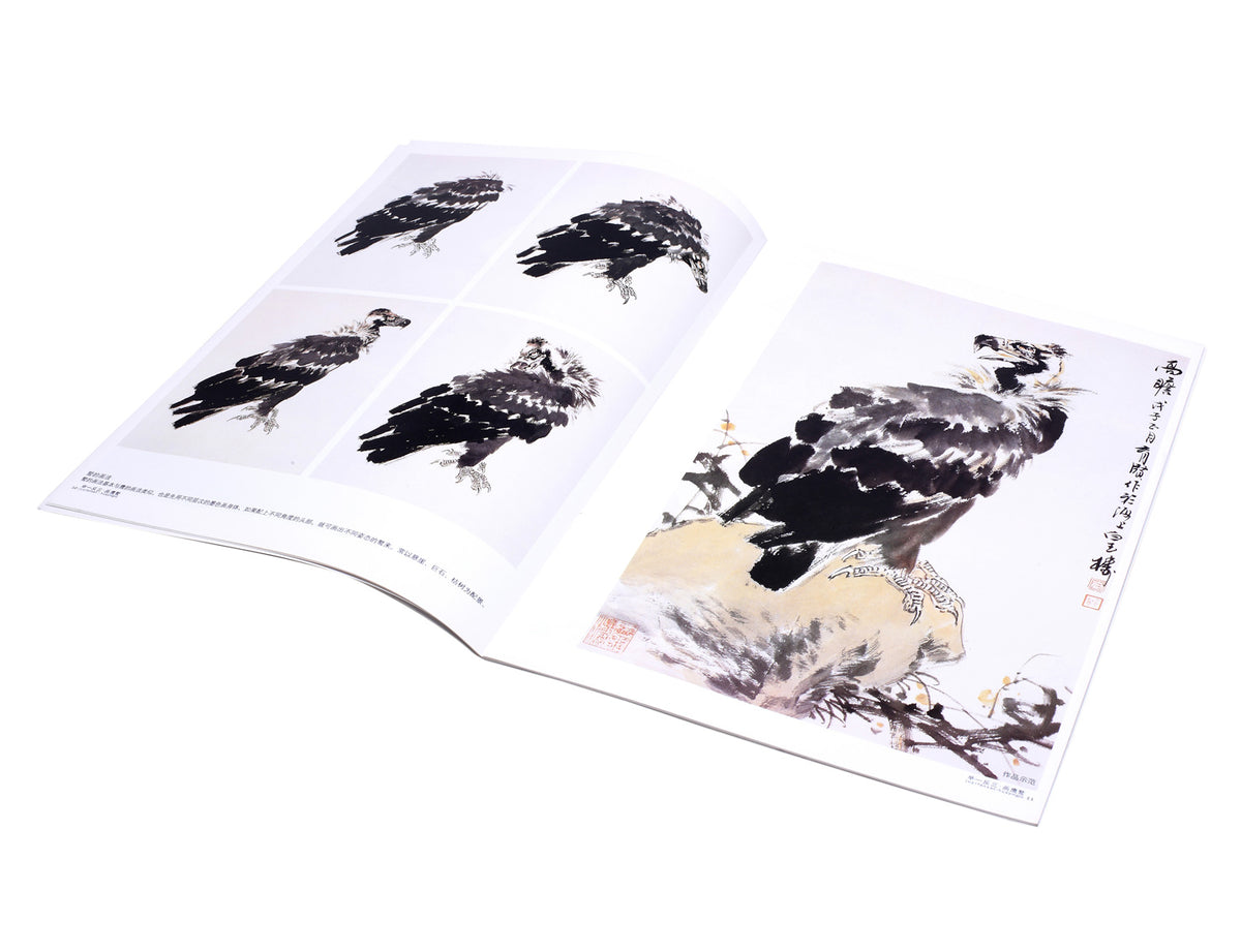 an inner page of this book the inference painting of eagle and vulture from which you will have a basic understanding of how the content will look like