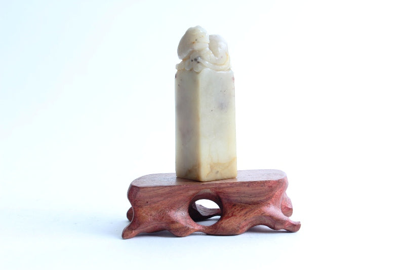 Chinese traditional calligraphy seal chop with natural shade