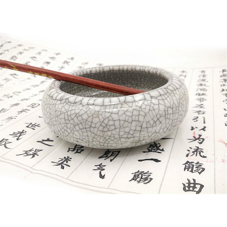 Traditional Chinese Ink Stone and Calligraphy Brush