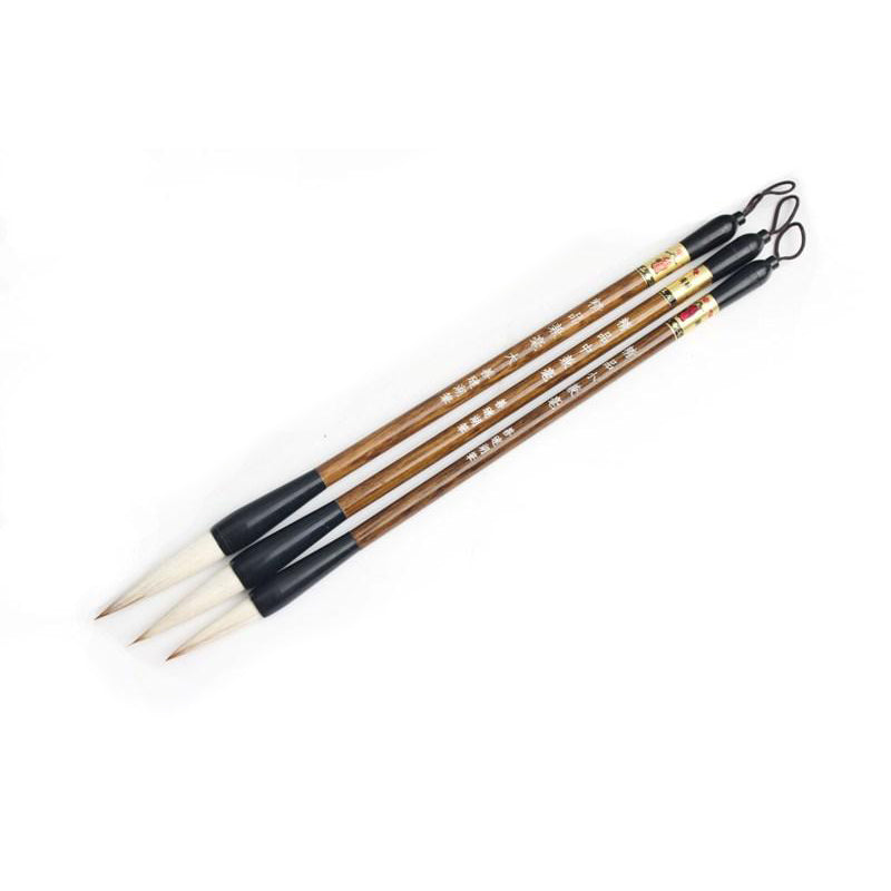 Chinese traditional landscape brush painting mixed hair brush for asian brush painting starters.