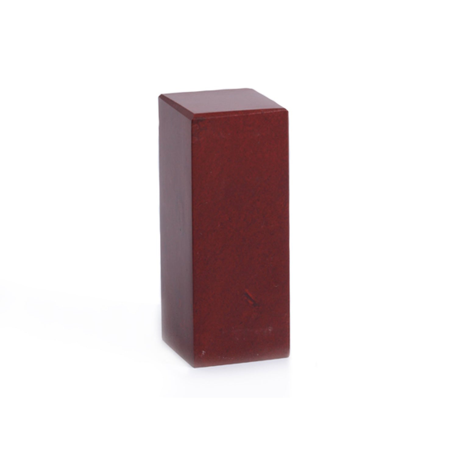MOUNTAIN RED- Chinese Oriental Signature Seal Stone - Cuboid