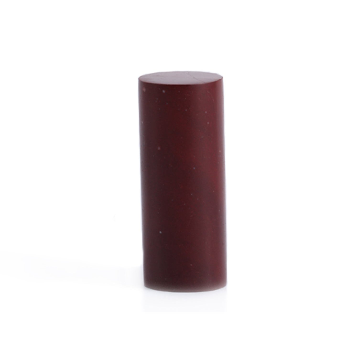 MOUNTAIN RED- Chinese Oriental Signature Seal Stone - Cylindrical