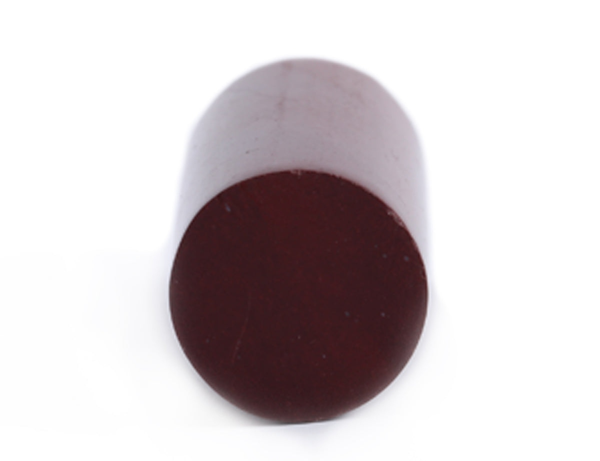 MOUNTAIN RED- Chinese Oriental Signature Seal Stone - Cylindrical