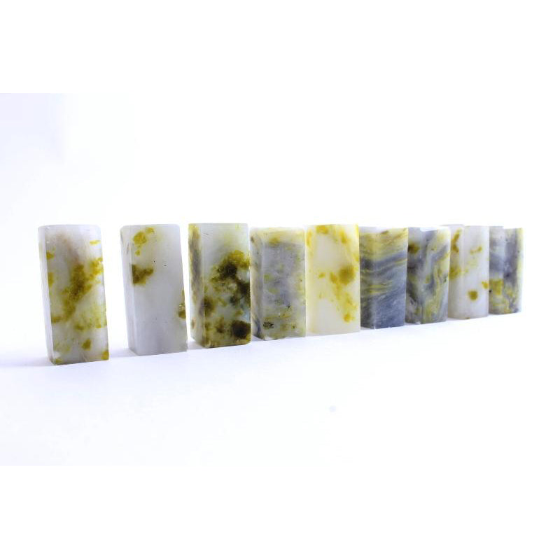 Chinese kanji calligraphy, dojo artwork sumi-e painting seal natural stone for customized hand carving.