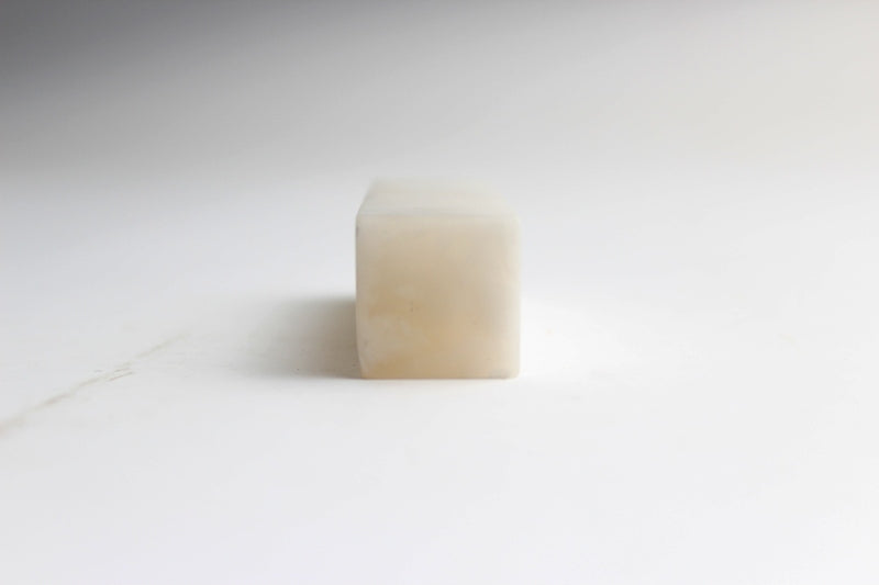 Traditional Chinese brush painting artwork signature seal stamp stone with natural white patterns.