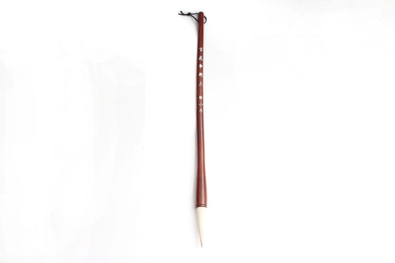  Chinese Gongbi brush painting brush with solid one piece wooden handle.