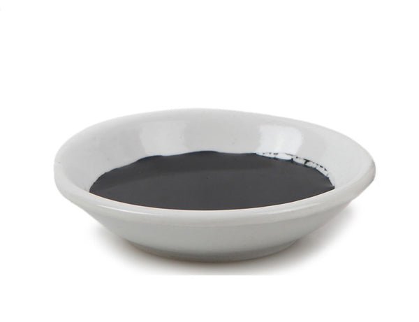 Homoyoyo Ceramic Ink Saucer With Lid - Compact Lidded Inkslab For Calligraphy, Painting & Sumi-e (4.13 Inch Cube)