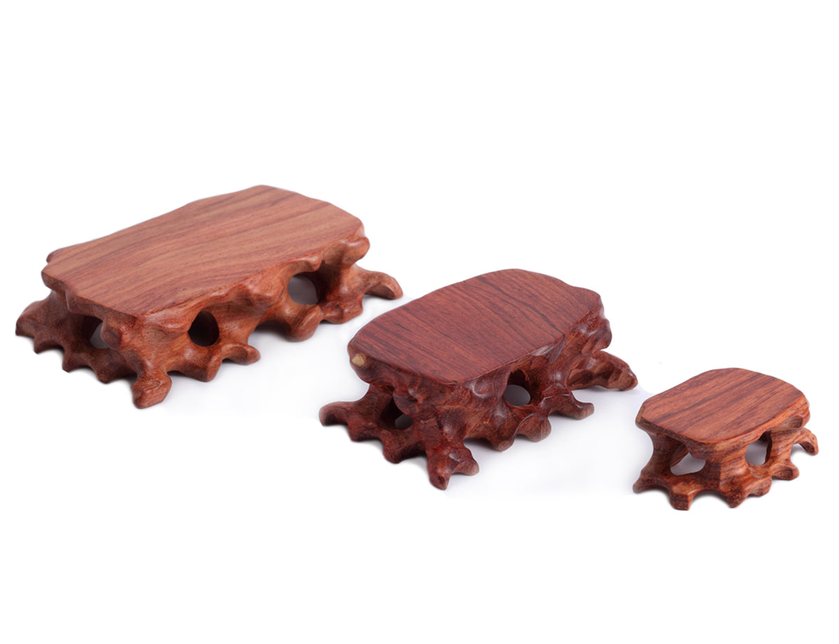 Martial art or dojo seal stone wooden stands