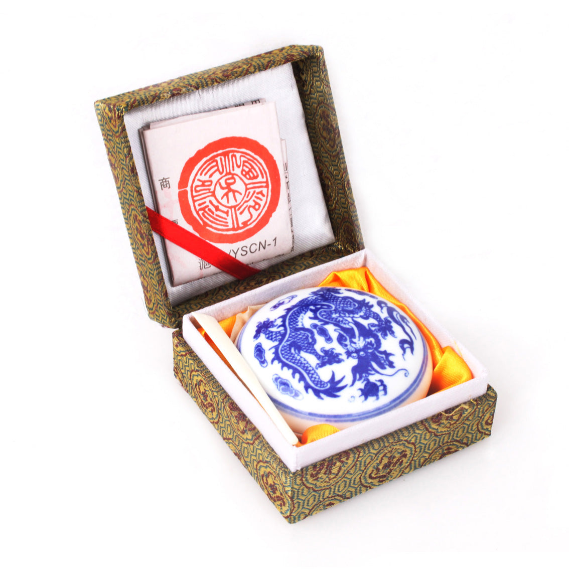 Chinese Seal Paste with Gift Box and Container