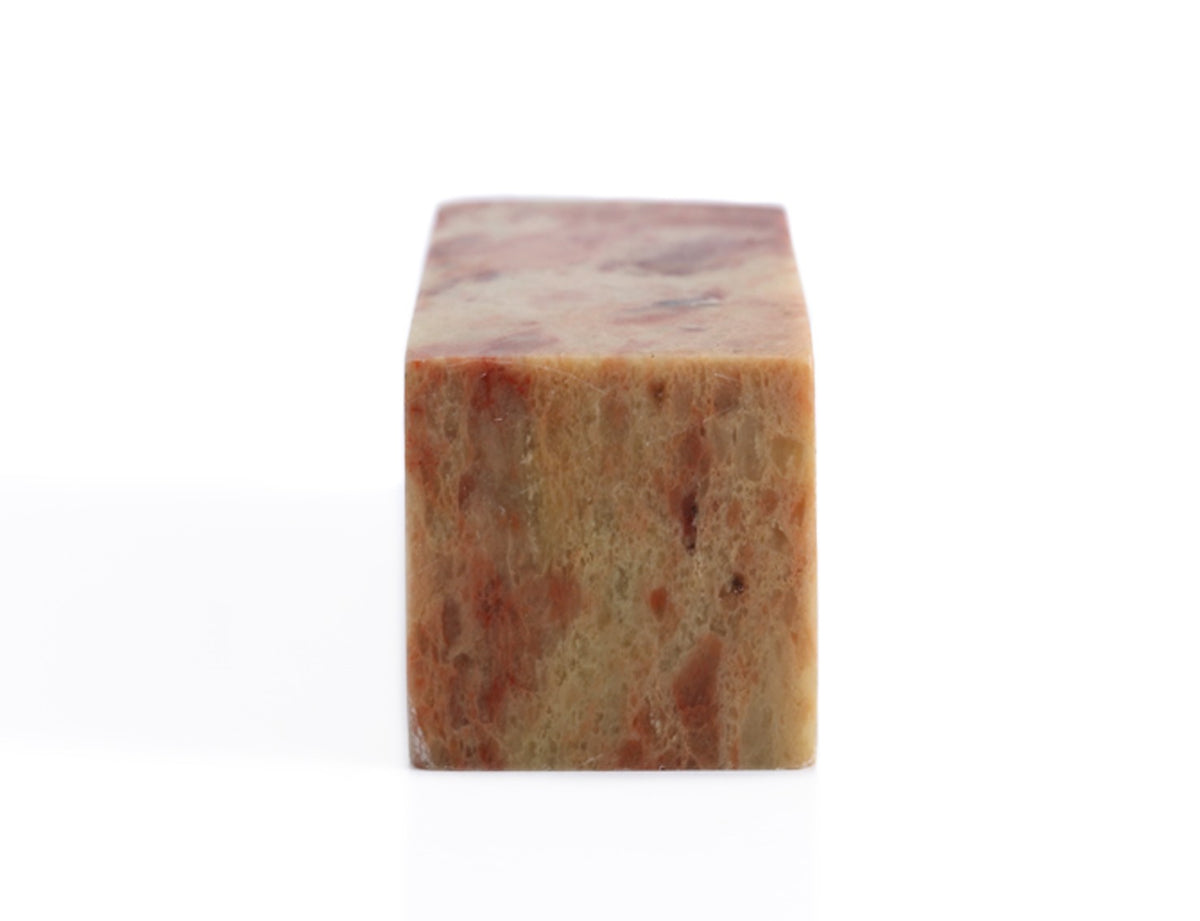 SHOUSHAN CINNABAR RED-CREAM - Chinese Hand Carving Seal Stone Chop