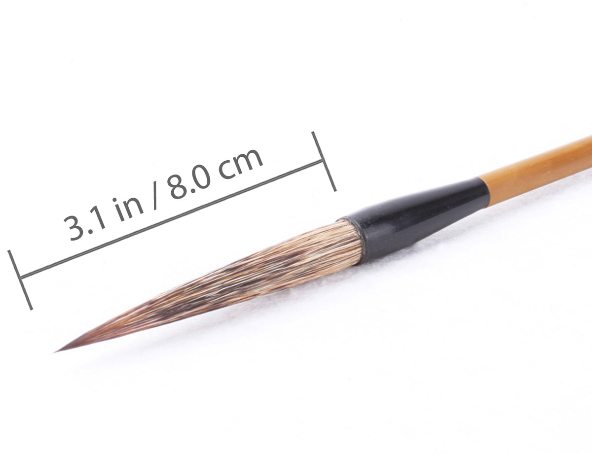 Shorty the Badger - An excellent brush made of Badger Hair with a Long Tip for Calligraphy Writing