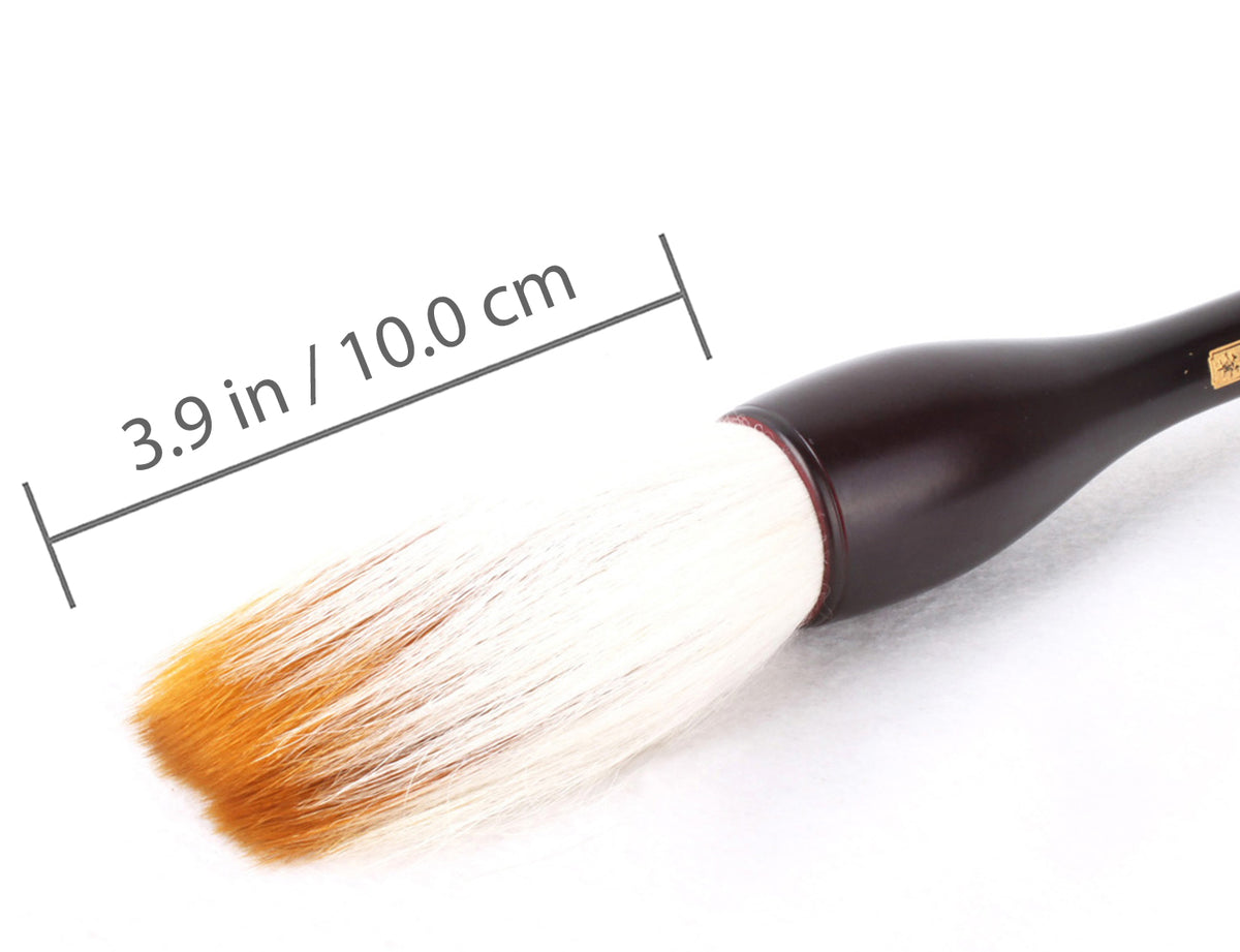 Tribute to the Emperor - An excellent brush made of Goat and Weasel Hair with a Large Tip for Calligraphy Writing and Sumi-e Painting