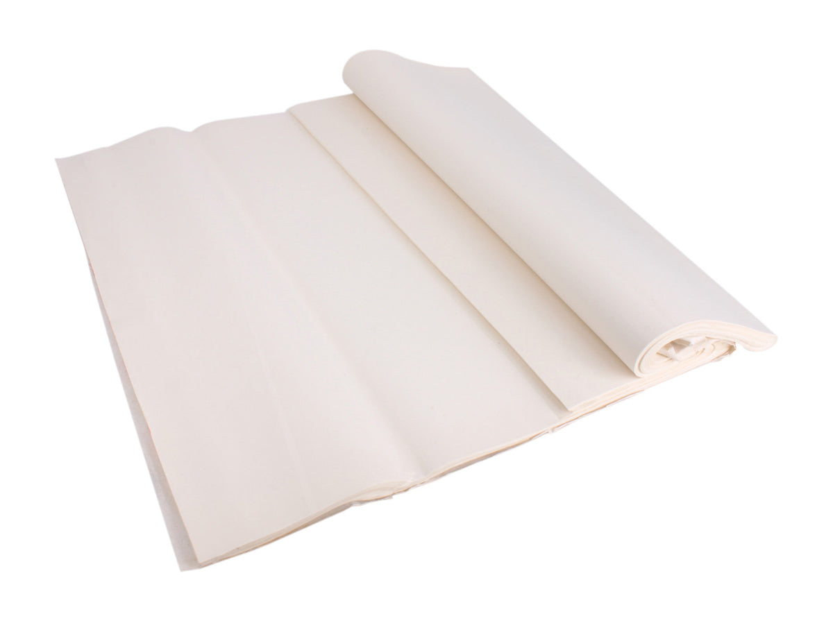 front view of the &quot;Tribution to the Emperor&quot; - Semi-Sized Triple Shuen Paper which is the only triple shuen paper of the asian brushpainter shop and is highly recommended for landscape sumi painting lovers