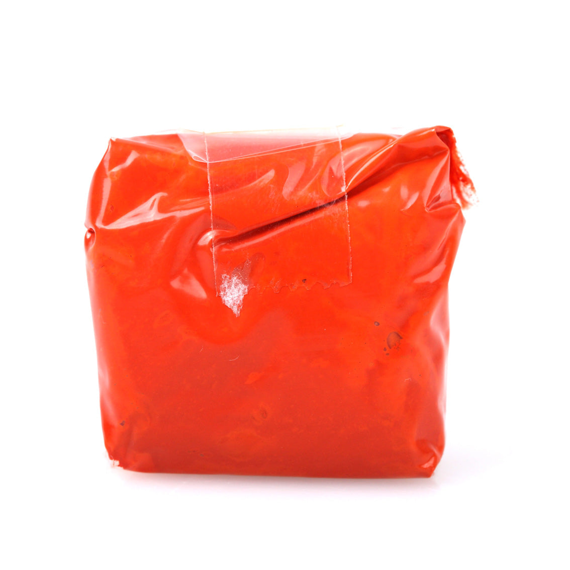 Refill pack of very bright red Oriental signature seal paste to be used with signature seal and in a seal paste container