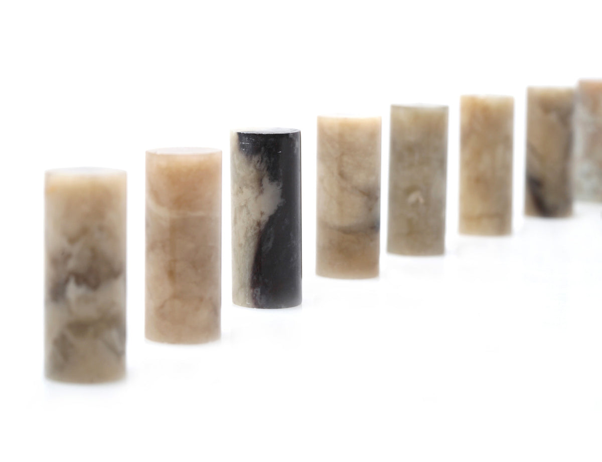 a Xinjiang Seal Stone with a Cuboid Shape for Seal Carving and Chopping